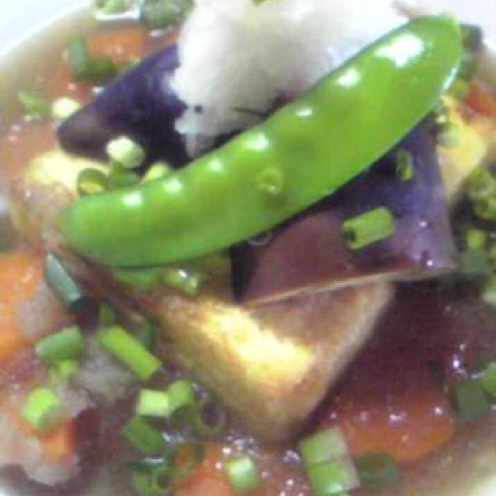 揚げだし風豆腐 野菜と蓮根のあんかけ レシピ 作り方 By Mametotora 楽天レシピ 揚げだし風豆腐 野菜と蓮根のあんかけ レシピ 作り方 By Mametotora 楽天レシピ